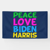 Peace Love Biden Harris Spandoek (Horizontaal)