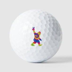 Peace Love Bigfoot - Bigfoot liefhebbers Golfballen
