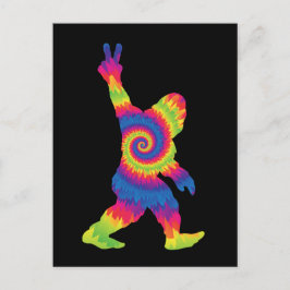 Peace Love Bigfoot - Bigfoot Lovers Briefkaart