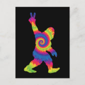 Peace Love Bigfoot - Bigfoot Lovers Briefkaart (Voorkant)