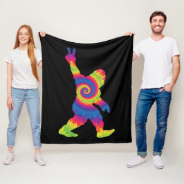 Peace Love Bigfoot - Bigfoot Lovers Fleece Deken