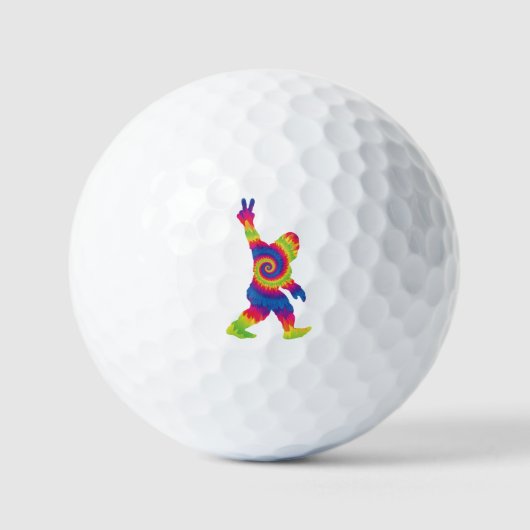 Peace Love Bigfoot - Bigfoot Lovers Golfballen (Voorkant)