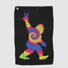 Peace Love Bigfoot - Bigfoot Lovers Golfhanddoek