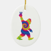 Peace Love Bigfoot - Bigfoot Lovers Keramisch Ornament (Voorkant)