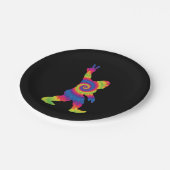 Peace Love Bigfoot - Bigfoot Lovers Papieren Bordje (Gekanteld)