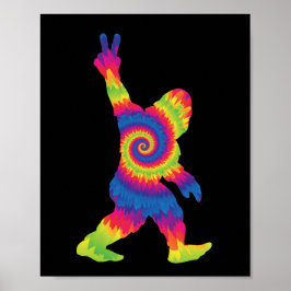 Peace Love Bigfoot - Bigfoot Lovers Poster