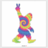 Peace Love Bigfoot - Bigfoot Lovers Sticker (Vel)