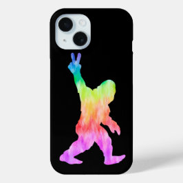 Peace Love Bigfoot iPhone 15 Case