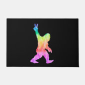 Peace Love Bigfoot Deurmat (Voorkant)