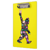 Peace Love Bigfoot Hippie Funny Bigfoot Lover Klembord (Links)