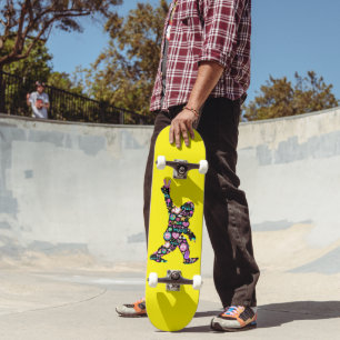 Peace Love Bigfoot Hippie Funny Bigfoot Lover Persoonlijk Skateboard