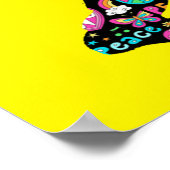 Peace Love Bigfoot Hippie Funny Bigfoot Lover Poster (Hoek)