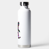 Peace Love Bigfoot Hippie Funny Bigfoot Lover Waterfles (Links)