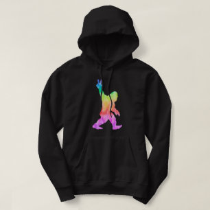 Peace Love Bigfoot Hoodie