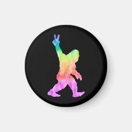 Peace Love Bigfoot Magneet