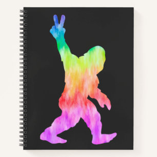 Peace Love Bigfoot Notitieboek