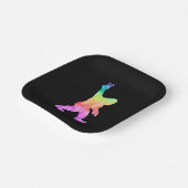 Peace Love Bigfoot Papieren Bordje (Gebogen)