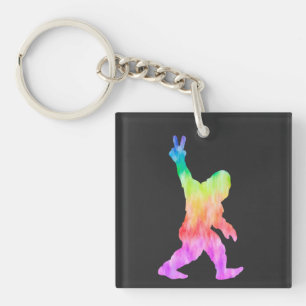 Peace Love Bigfoot Sleutelhanger