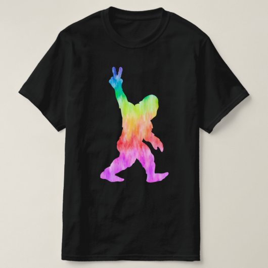 Peace Love Bigfoot T-Shirt (Design voorkant)