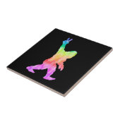 Peace Love Bigfoot Tegeltje (Zijkant)