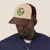 Peace Love Bigfoot Trucker Pet (In situ)