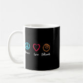 Peace Love Billiards Koffiemok (Links)