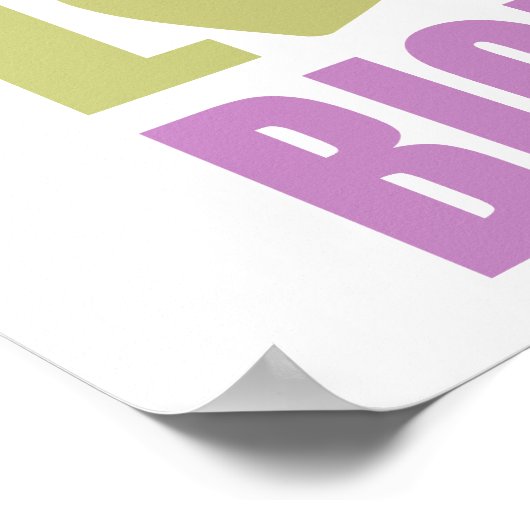 Peace Love Biology Poster (Hoek)