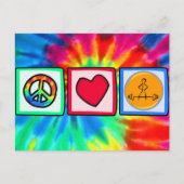 Peace, Love, Bodybuilding Briefkaart (Voorkant)