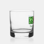 Peace Love Boekhouding Custom Accountant Bedrijf Whisky Glas (Rechts)