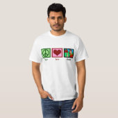 Peace Love Boerderij T-shirt (Voorkant volledig)