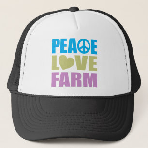 Peace Love Boerderij Trucker Pet