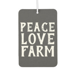 PEACE LOVE BOERDERIJ typografie | buitenkussen Luchtverfrisser