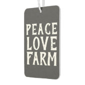 PEACE LOVE BOERDERIJ typografie | buitenkussen Luchtverfrisser (Links)