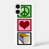 Peace Love Books Case-Mate iPhone Case (Achterkant)