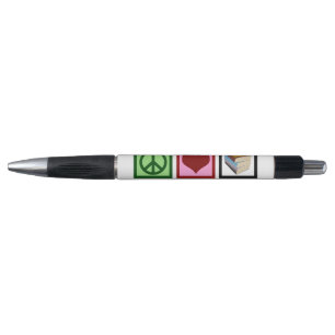 Peace Love Books Pen