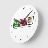 Peace Love Books Ronde Klok (Hoek)