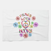 Peace Love Books Theedoek (Horizontaal)