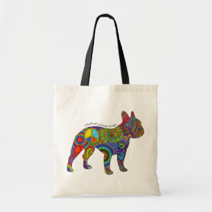 "Peace Love & Boston Terriers" Pop Art Canvas tas