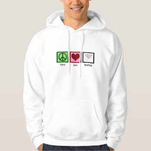 Peace Love Bowling League Hoodie