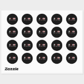 Peace Love Bowling Schattige Bowling Lover Ronde Sticker (Vel)