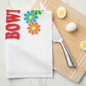 Peace Love Bowling Theedoek (Quarter Fold)