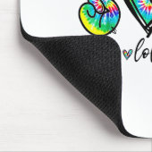 Peace Love Bowling Tie Dye Funny Bowling Lovers Muismat (Hoek)