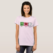 Peace Love Bunnies T-shirt (Voorkant volledig)