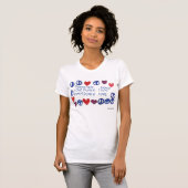 Peace & Love Cami T-shirt (Voorkant volledig)