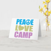 Peace Love Camp Kaart (Gele Bloem)