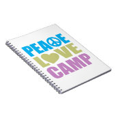 Peace Love Camp Notitieboek (Rechterzijde)