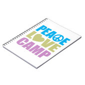 Peace Love Camp Notitieboek (Linkerzijde)