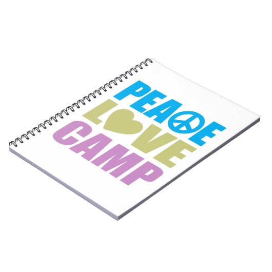 Peace Love Camp Notitieboek (Linkerzijde)