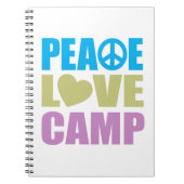 Peace Love Camp Notitieboek (Voorkant)