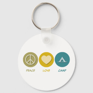 Peace Love Camp Sleutelhanger